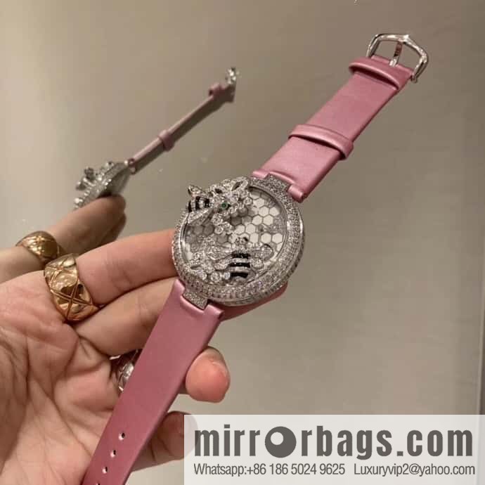 Cartier C White Bee Creative Gemstone Series 40mm Dial