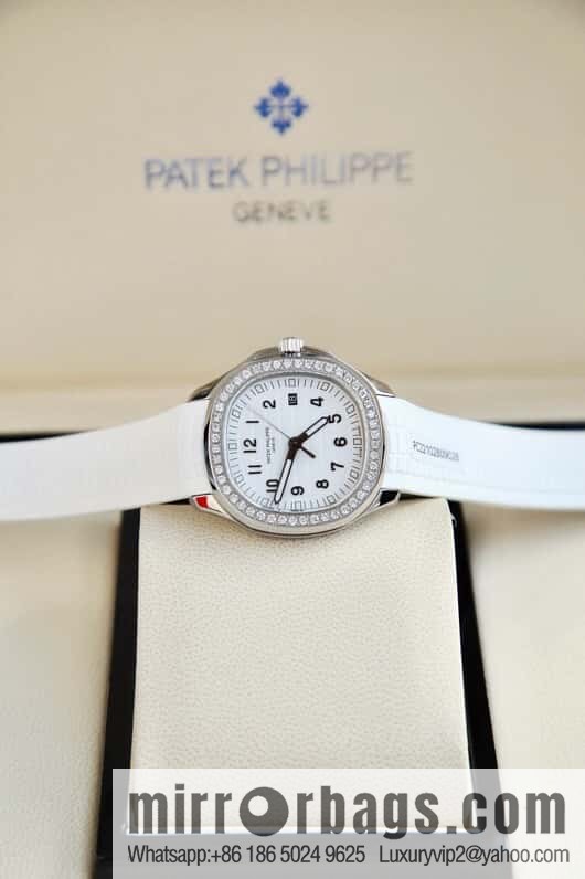 Exclusively launched, the new Patek Felix AQUANAUT series dial is inlaid with 48 vs2.0 real diamonds, about 1.2 carats, the original Swiss quartz movement, the watch size is 38mm