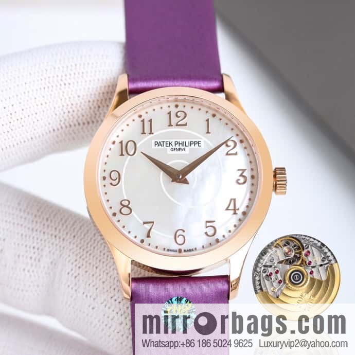 [TW Factory] New women's Patek Philippe classical watch series customized version movement changed to Cal.215 automatic movement 4968 watch