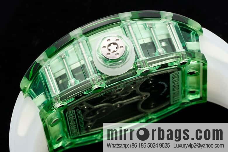 RICHARD MILLE Panda Eats Golden Bamboo, Crystal RM26-01 Tourbillon Watch