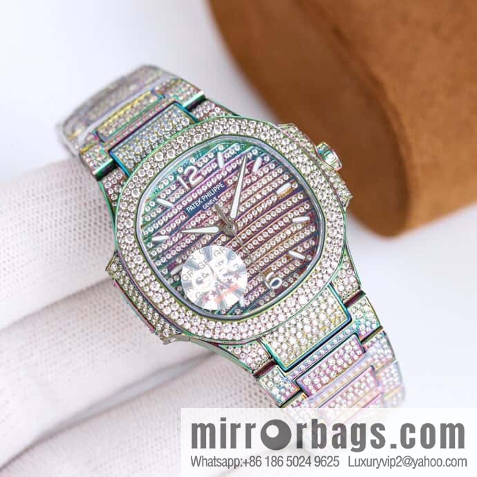 GR spends a lot of money to create a classic timepiece - Patek Philippe 7118 Ladies Nautilus, full of diamonds limited edition 324 S automatic integrated mechanical movement watch