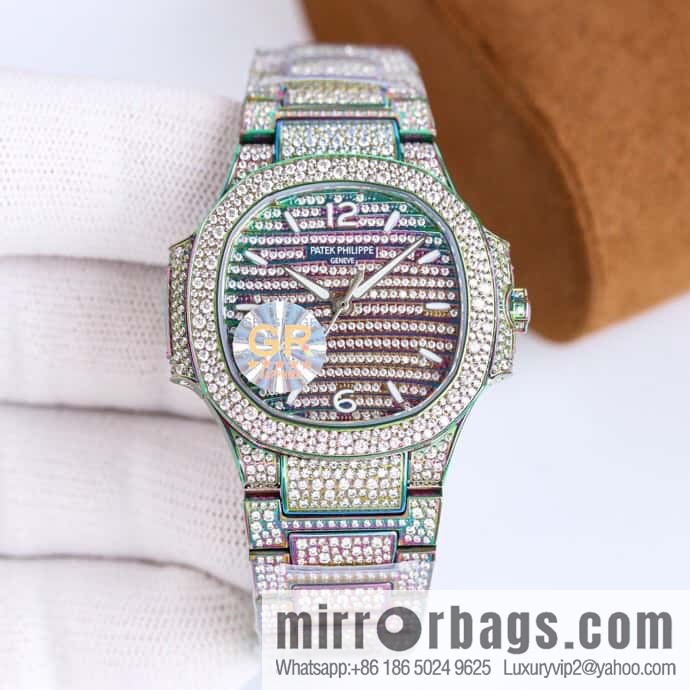 GR spends a lot of money to create a classic timepiece - Patek Philippe 7118 Ladies Nautilus, full of diamonds limited edition 324 S automatic integrated mechanical movement watch