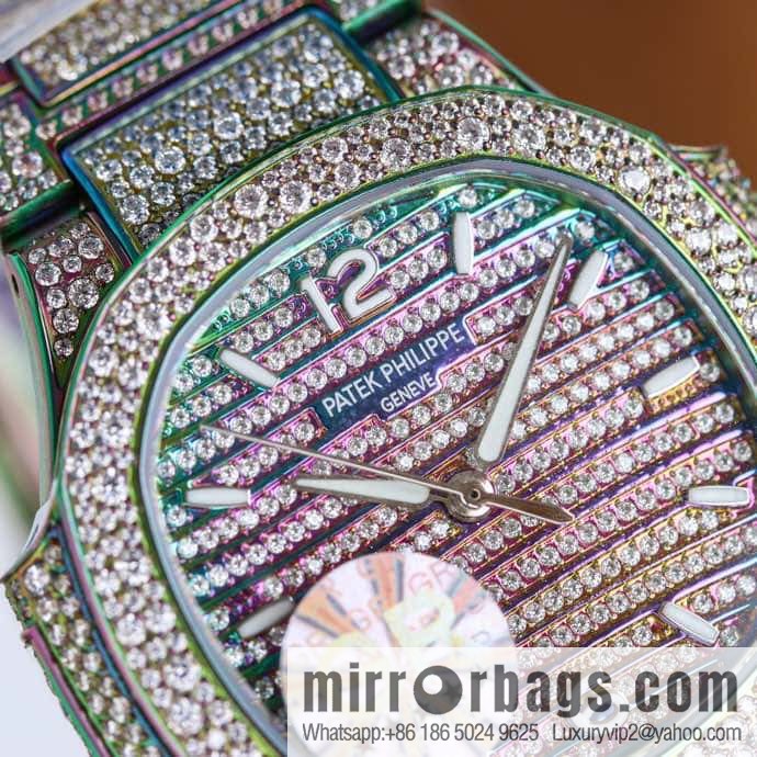 GR spends a lot of money to create a classic timepiece - Patek Philippe 7118 Ladies Nautilus, full of diamonds limited edition 324 S automatic integrated mechanical movement watch