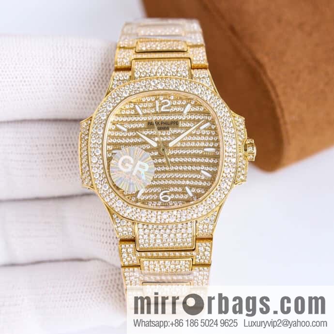 GR spends a lot of money to create a classic timepiece - Patek Philippe 7118 Ladies Nautilus, full of diamonds limited edition 324 S automatic integrated mechanical movement watch