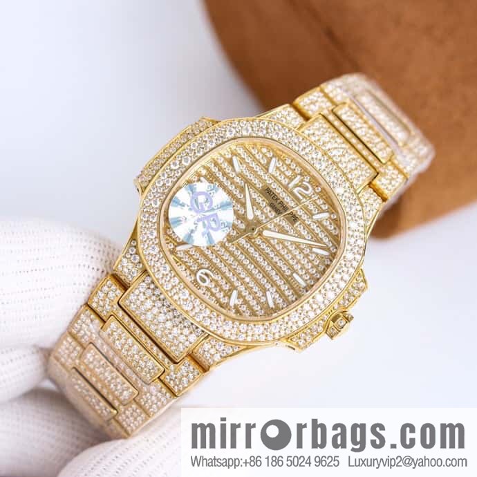 GR spends a lot of money to create a classic timepiece - Patek Philippe 7118 Ladies Nautilus, full of diamonds limited edition 324 S automatic integrated mechanical movement watch