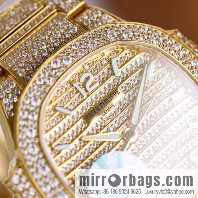 GR spends a lot of money to create a classic timepiece - Patek Philippe 7118 Ladies Nautilus, full of diamonds limited edition 324 S automatic integrated mechanical movement watch