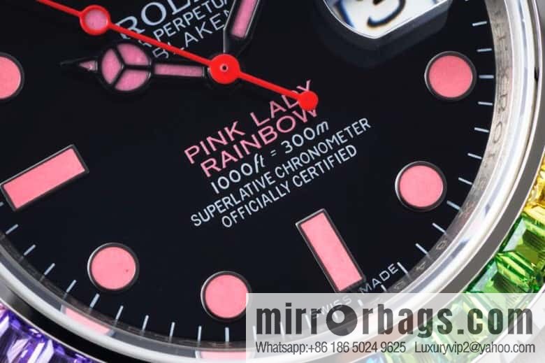 Rolex 3135 Single Calendar Movement Rainbow Circle Submariner