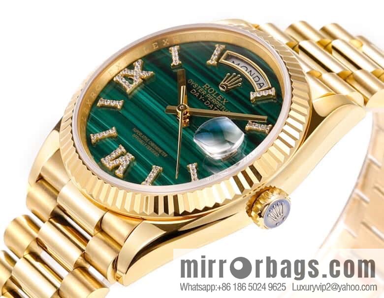 RA. Factory shocked the release of ROLEX Rolex 36mmDD gem plate series watch 128238