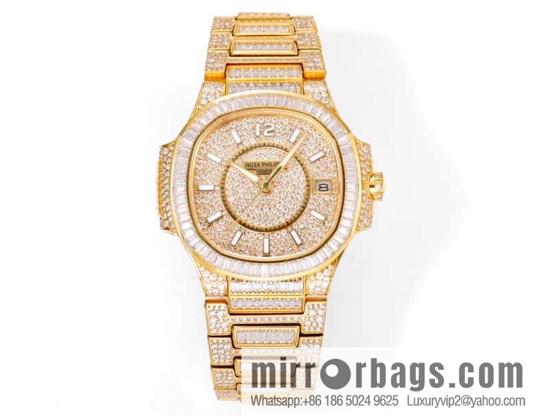 Patek Philippe 7021 Ladies Nautilus 9015 changed to 324 S automatic integrated winding mechanical movement Nautilus 7021 gypsy