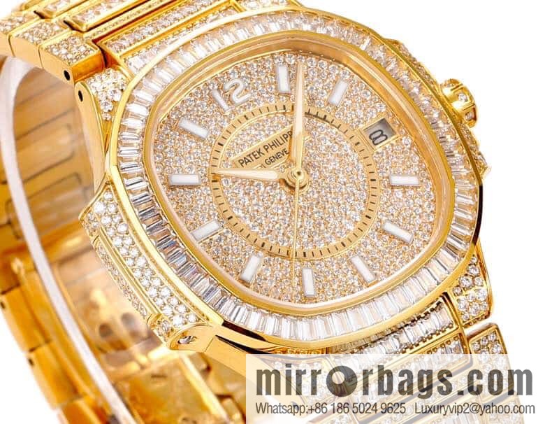 Patek Philippe 7021 Ladies Nautilus 9015 changed to 324 S automatic integrated winding mechanical movement Nautilus 7021 gypsy