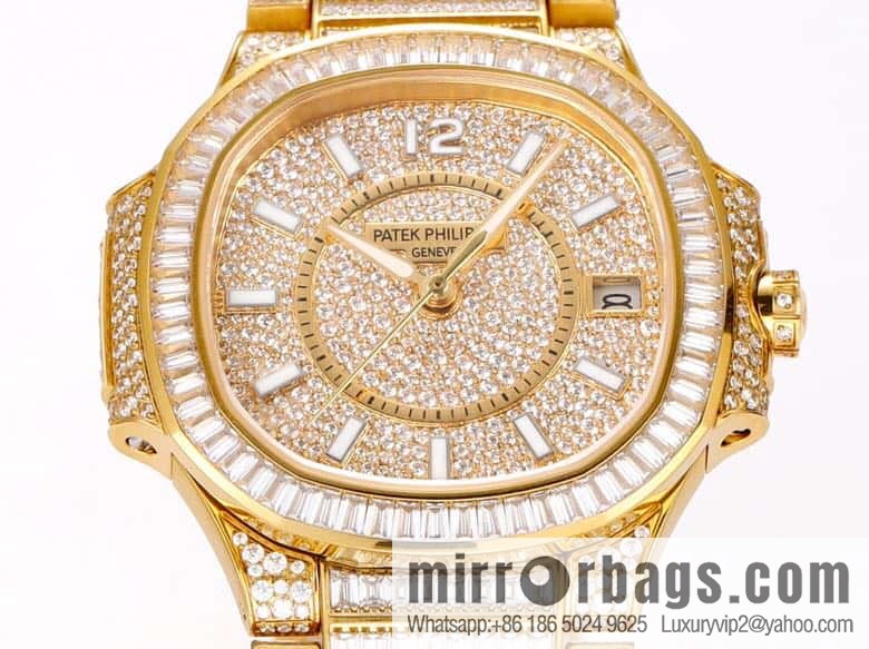 Patek Philippe 7021 Ladies Nautilus 9015 changed to 324 S automatic integrated winding mechanical movement Nautilus 7021 gypsy