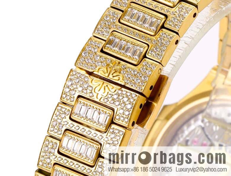 Patek Philippe 7021 Ladies Nautilus 9015 changed to 324 S automatic integrated winding mechanical movement Nautilus 7021 gypsy