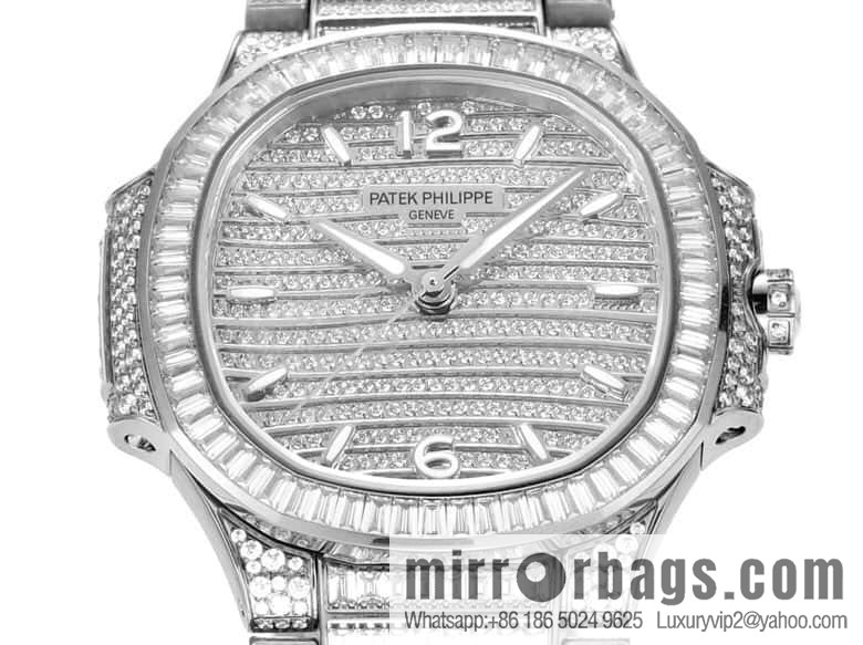 Patek Philippe 7021 Ladies Nautilus 9015 changed to 324 S automatic integrated winding mechanical movement Nautilus 7021 gypsy