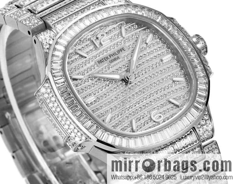 Patek Philippe 7021 Ladies Nautilus 9015 changed to 324 S automatic integrated winding mechanical movement Nautilus 7021 gypsy