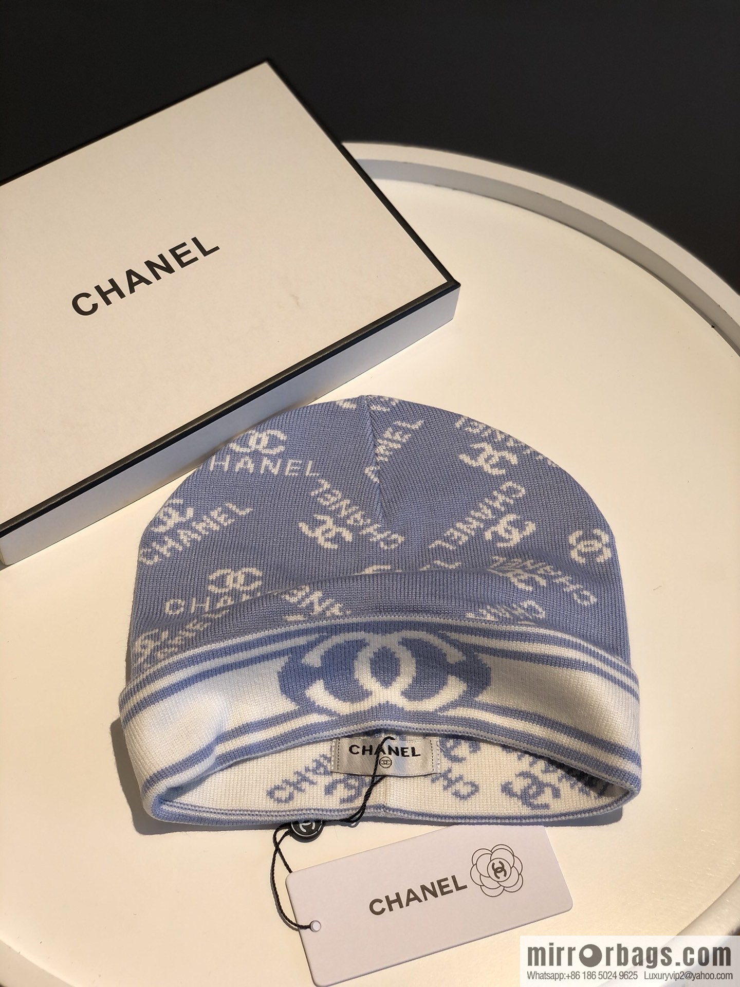Chanel simple atmosphere Japanese wool knitted hat