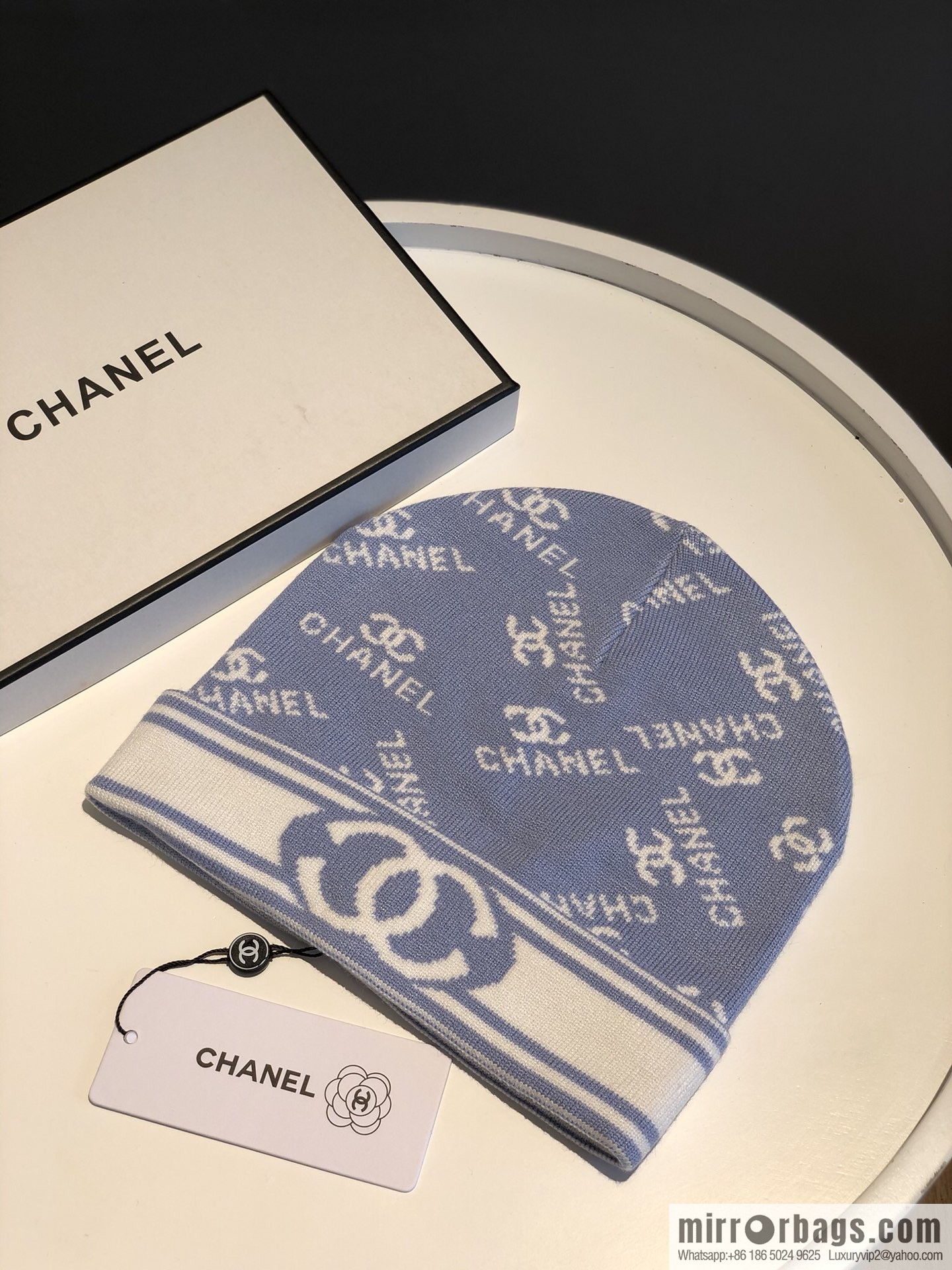 Chanel simple atmosphere Japanese wool knitted hat