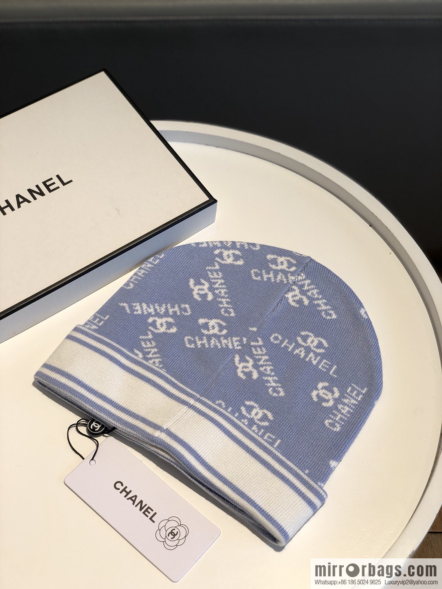 Chanel simple atmosphere Japanese wool knitted hat