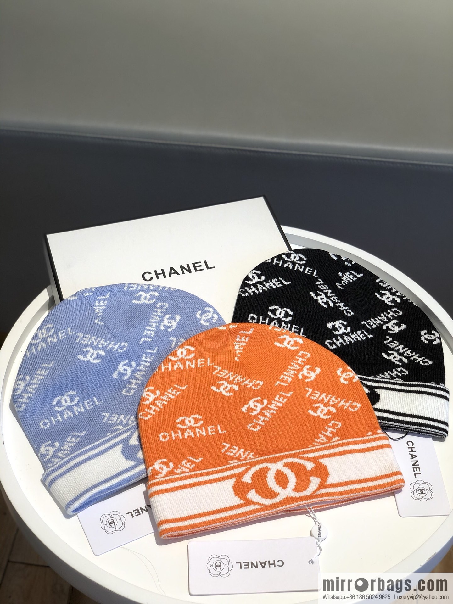 Chanel simple atmosphere Japanese wool knitted hat