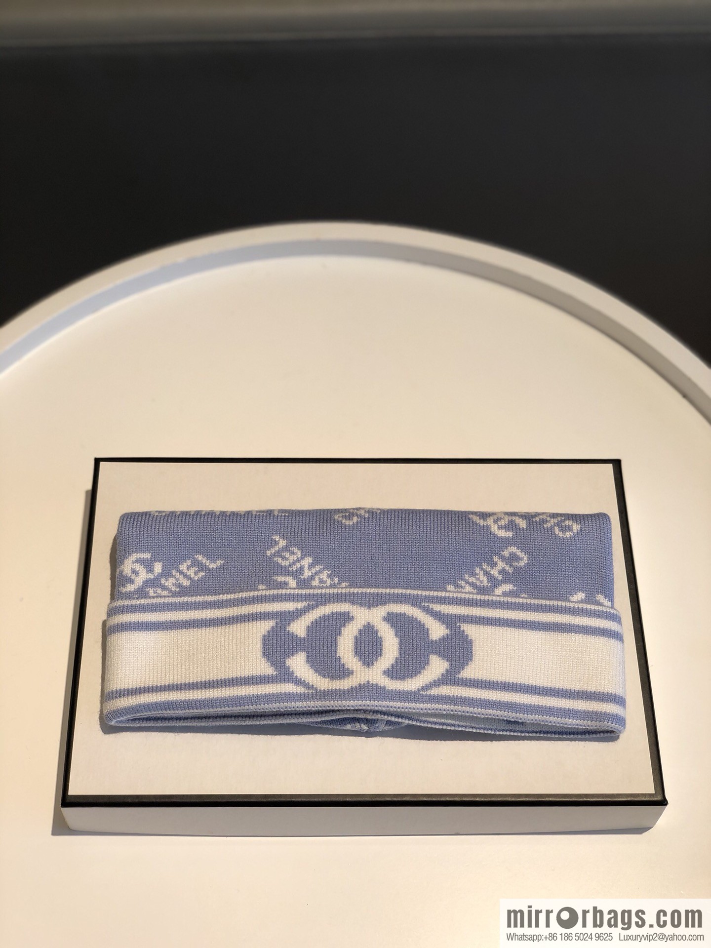 Chanel simple atmosphere Japanese wool knitted hat