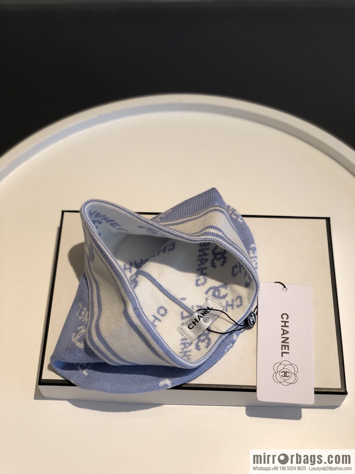 Chanel simple atmosphere Japanese wool knitted hat