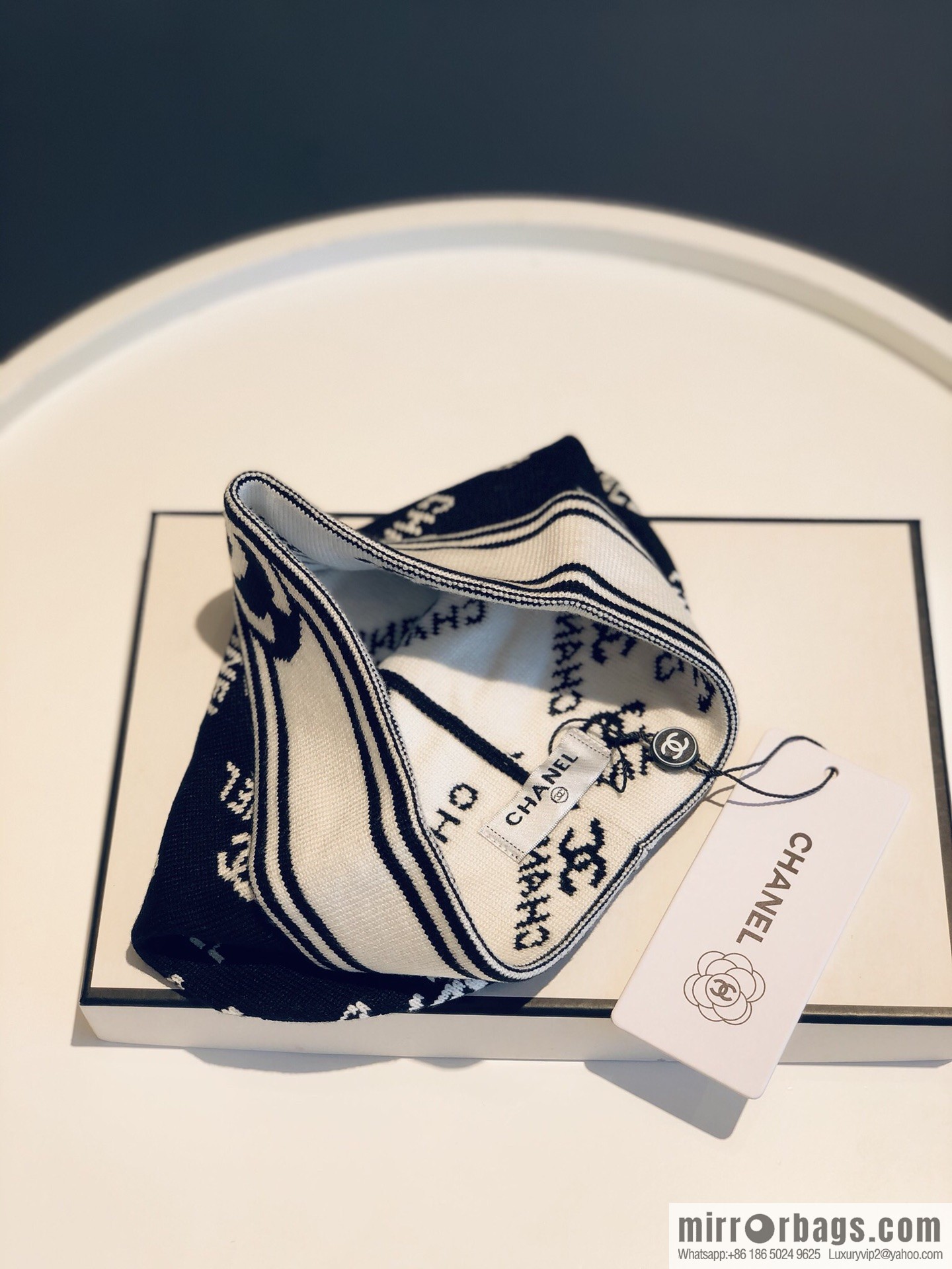 Chanel simple atmosphere Japanese wool knitted hat