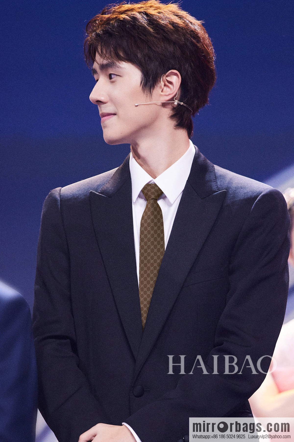 GUCCI Gucci 100% Top Jacquard Silk GG Logo Printed Tie 597126