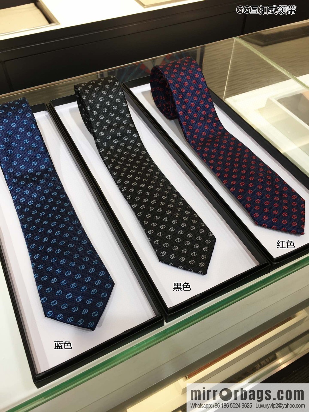 GUCCI Gucci 100% Top Jacquard Silk GG Interlock Tie