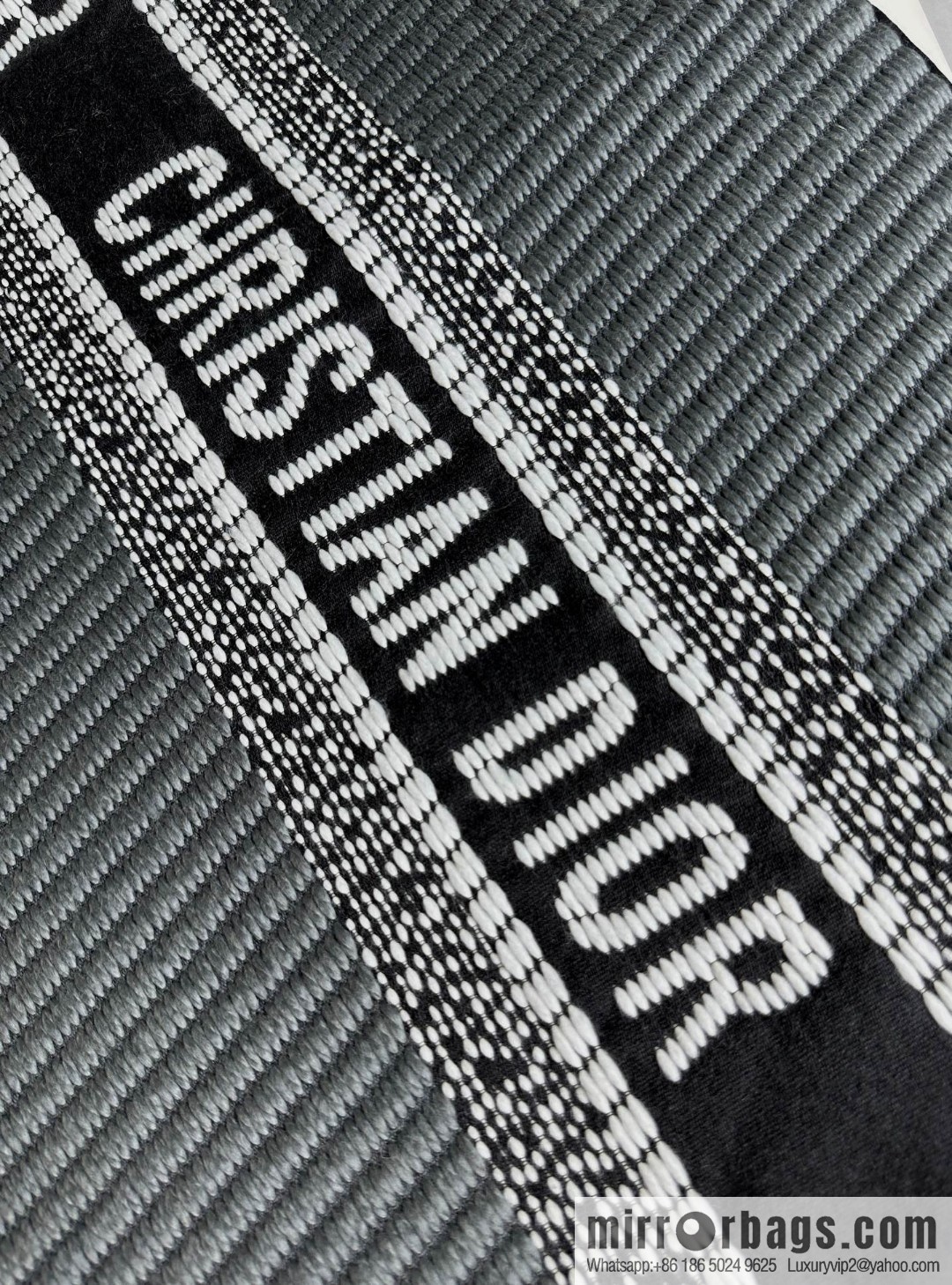 DIOR Oblique Printed Double Sided Scarf