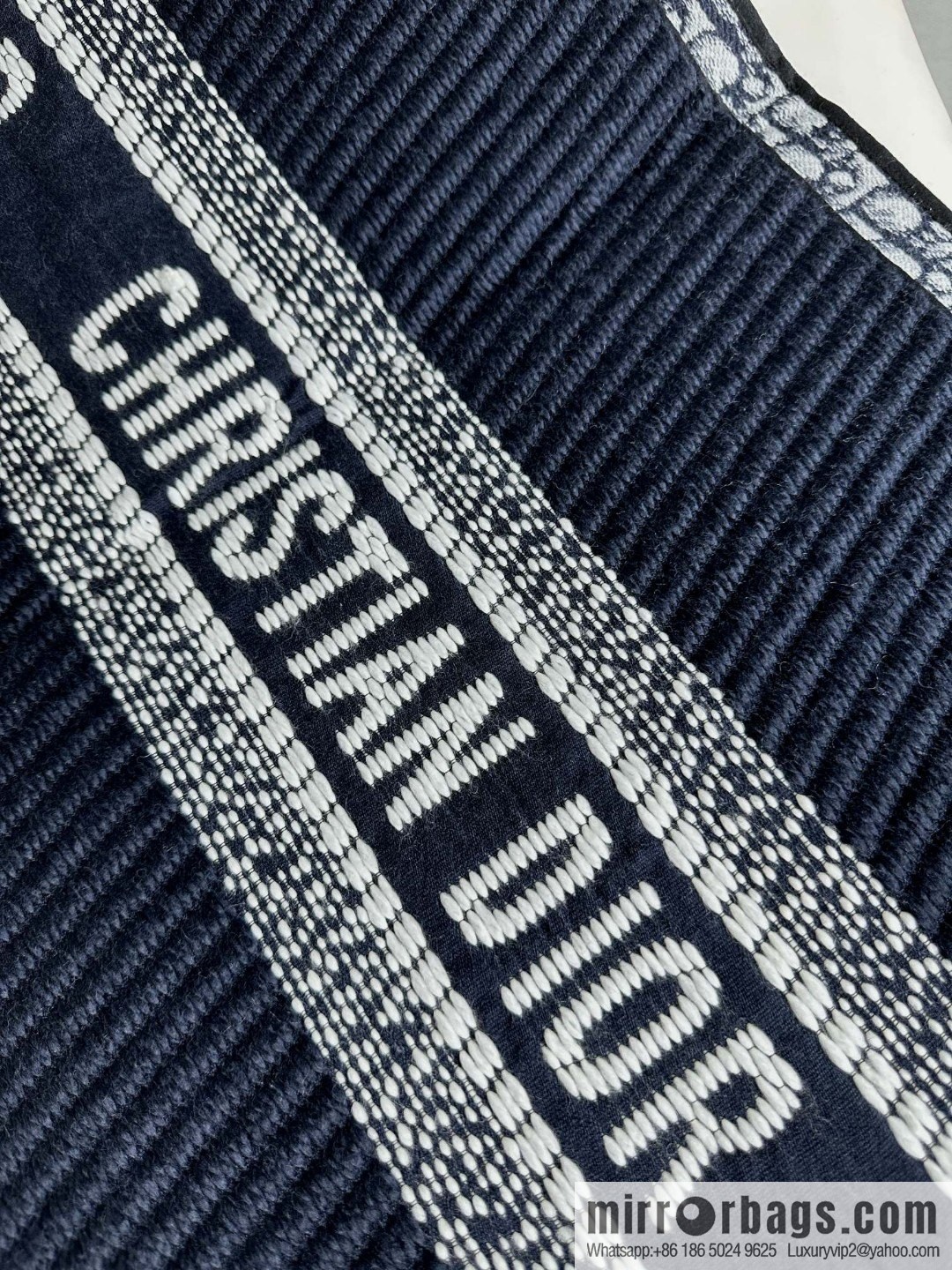 DIOR Oblique Printed Double Sided Scarf