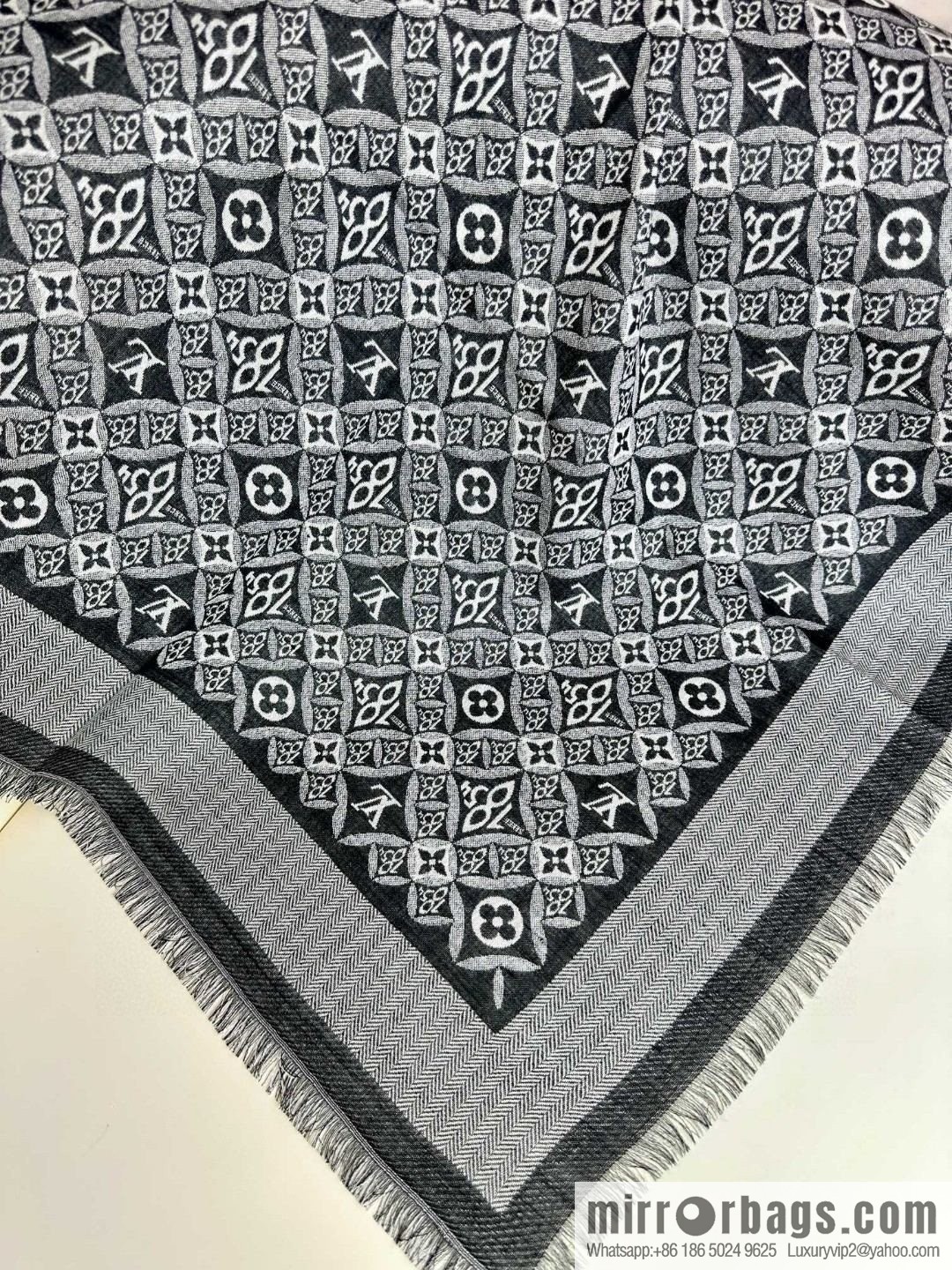 LV 2023 new 1854 cashmere square scarf