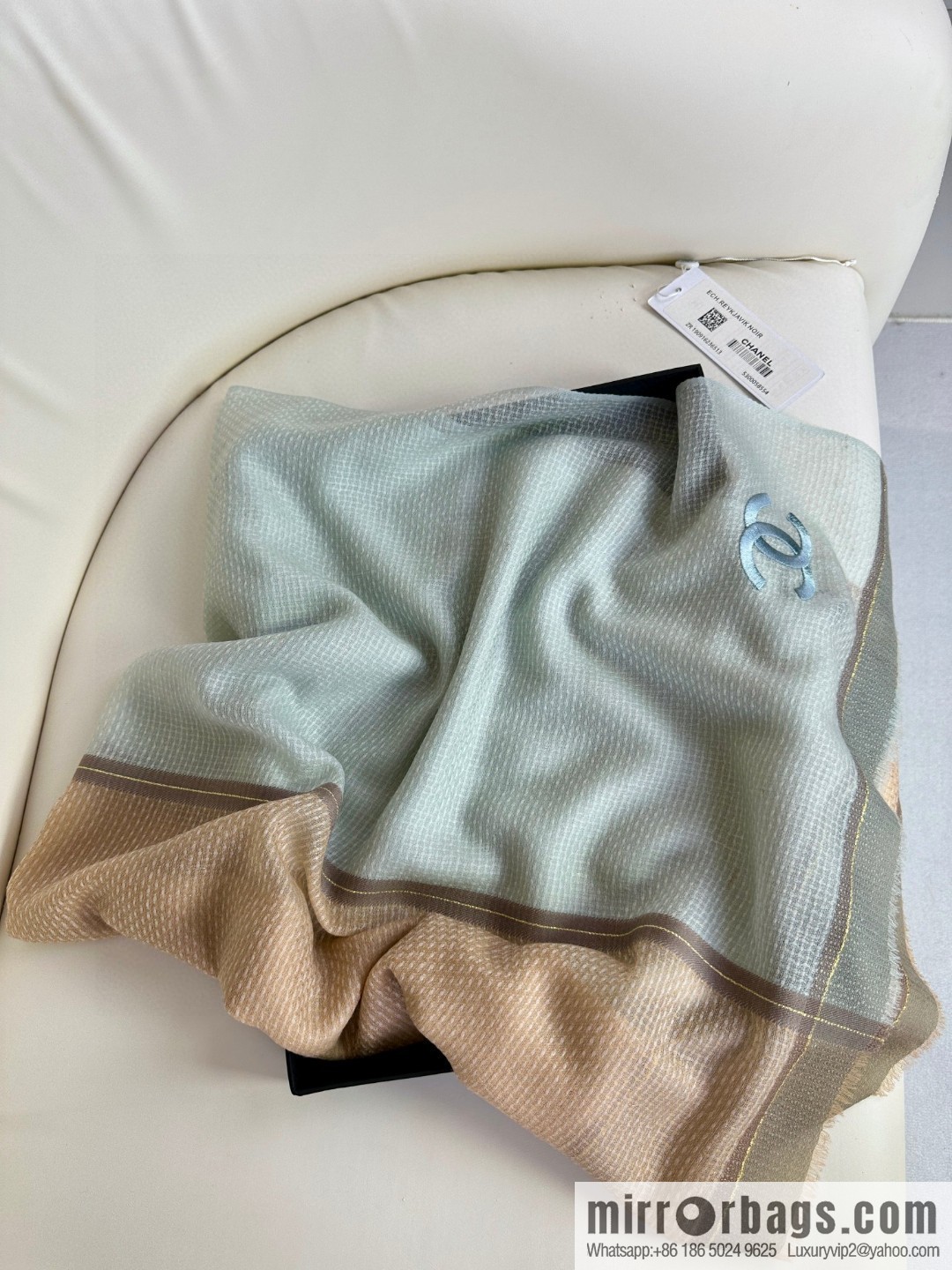 CHANEL 2023 new, cashmere scarf