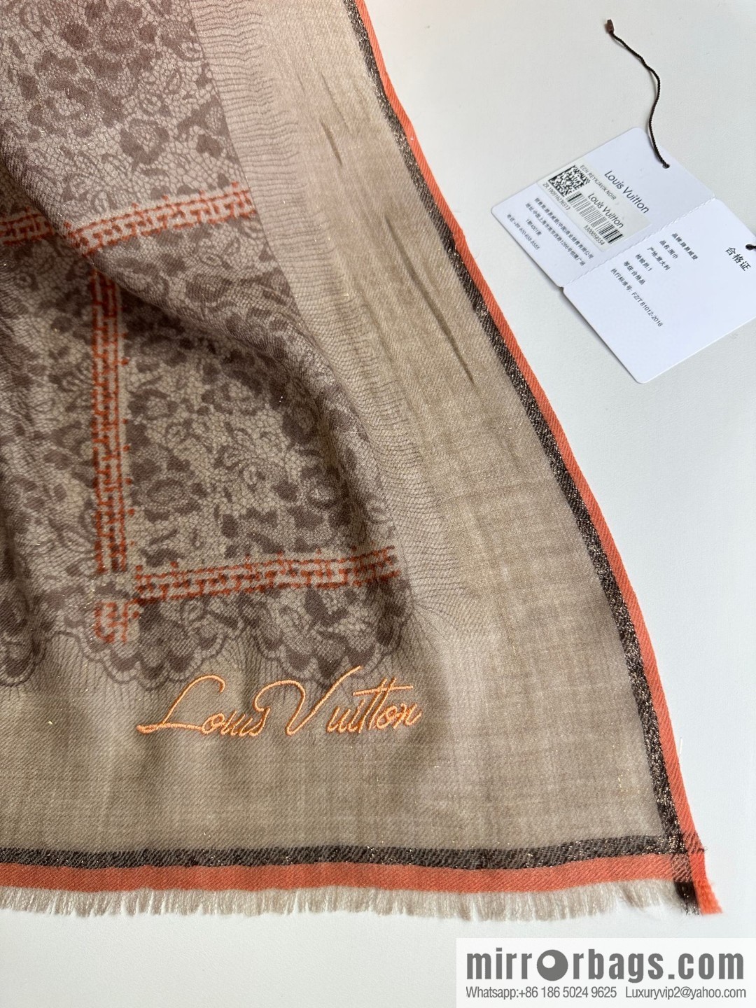 LV 2023 new, cashmere scarf.