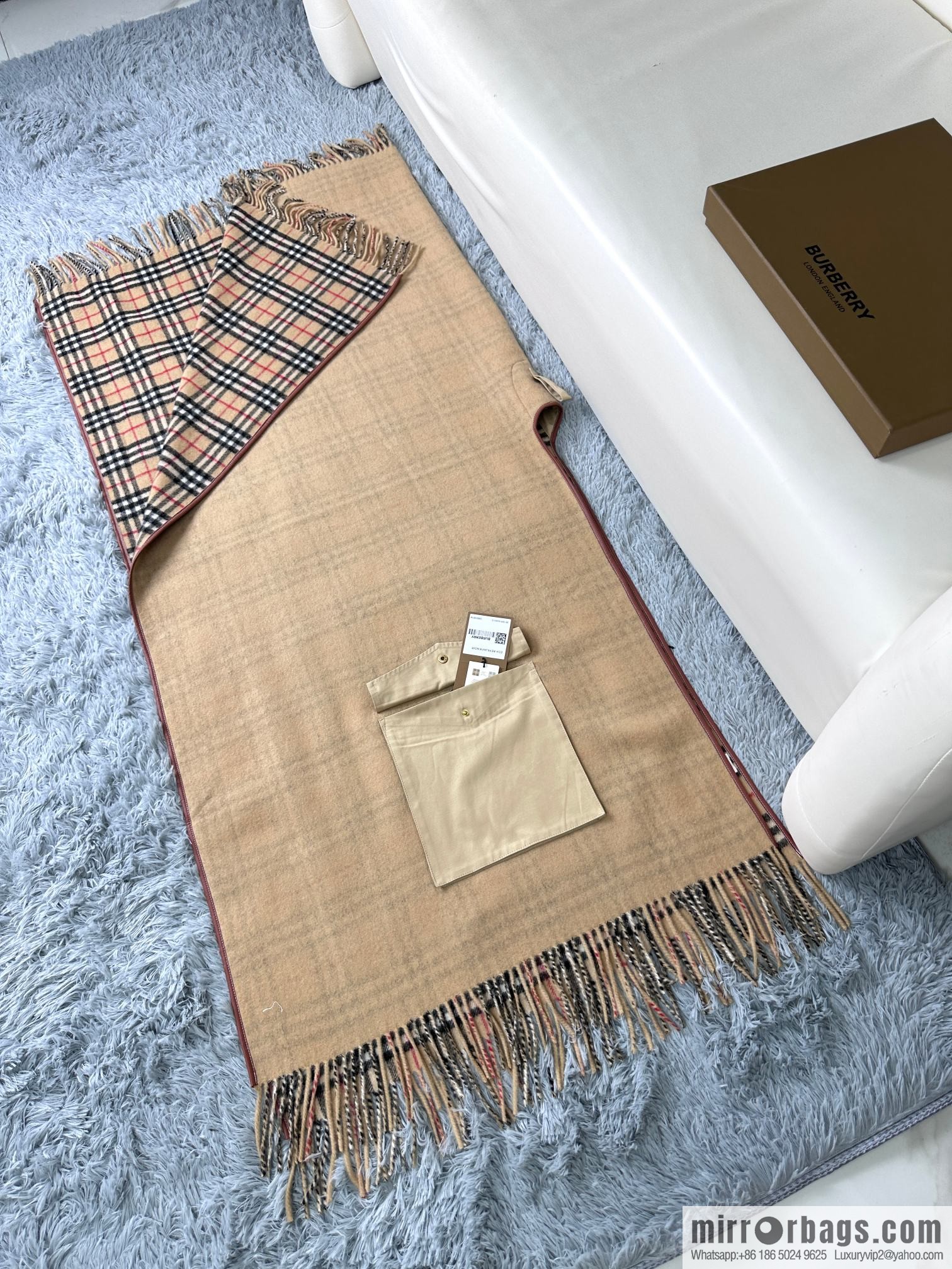 Burberry, limited edition cape shawl