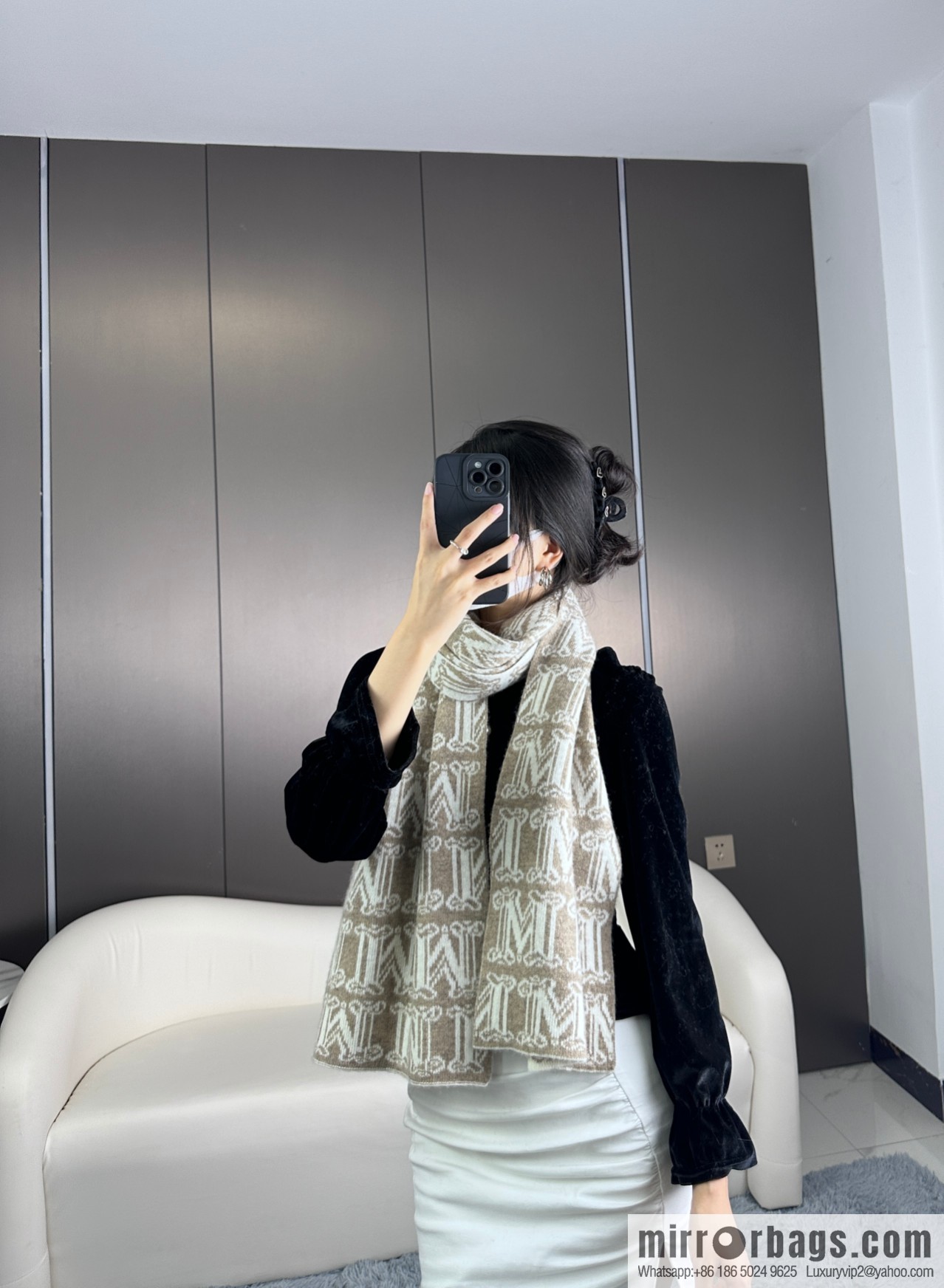 Max Mara Home GZ Latest M Knitted Cashmere Towel