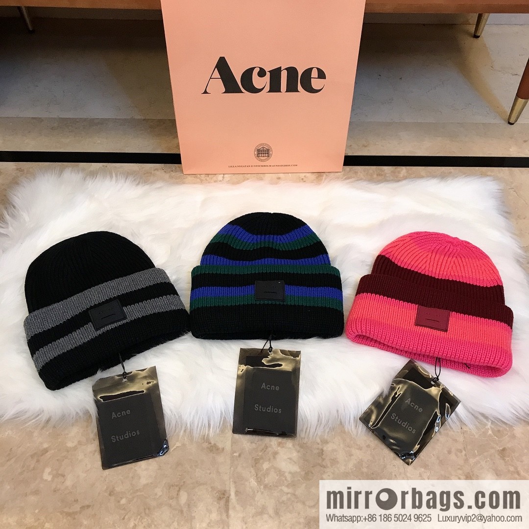 Acne Smiley Unisex Official Wool Cap