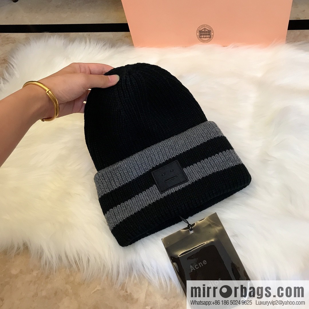 Acne Smiley Unisex Official Wool Cap