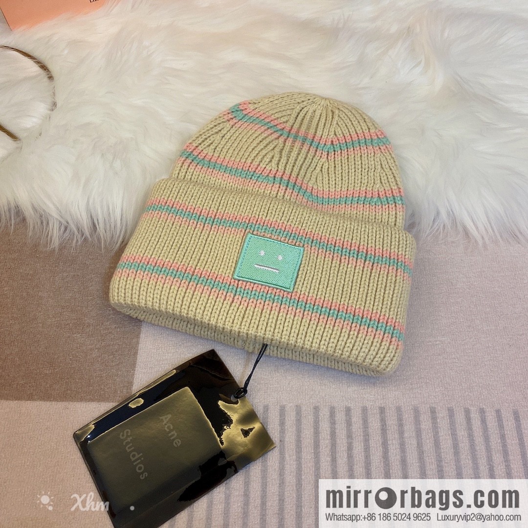 Acne Smiley Unisex Official Wool Cap