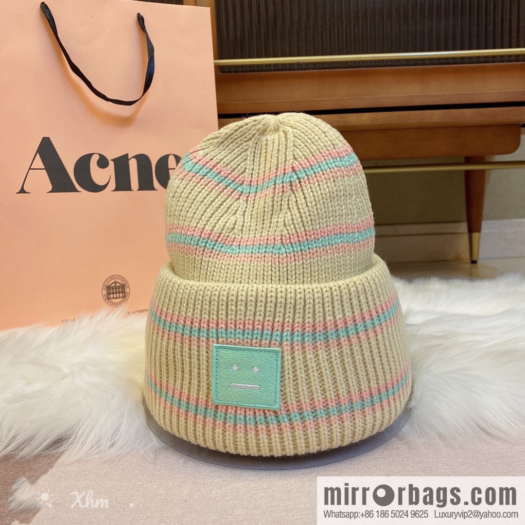 Acne Smiley Unisex Official Wool Cap