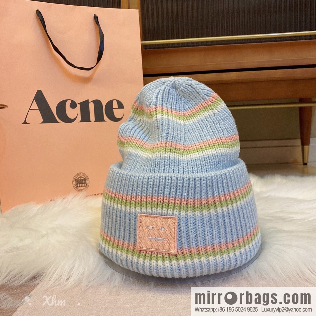 Acne Smiley Unisex Official Wool Cap