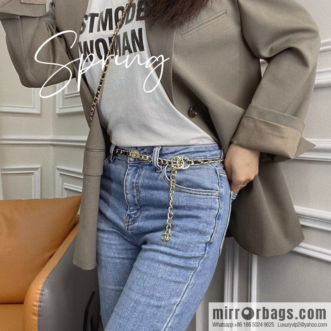 New ☑️ Chanel Double C Black Leather Rope Belt Waist Chain