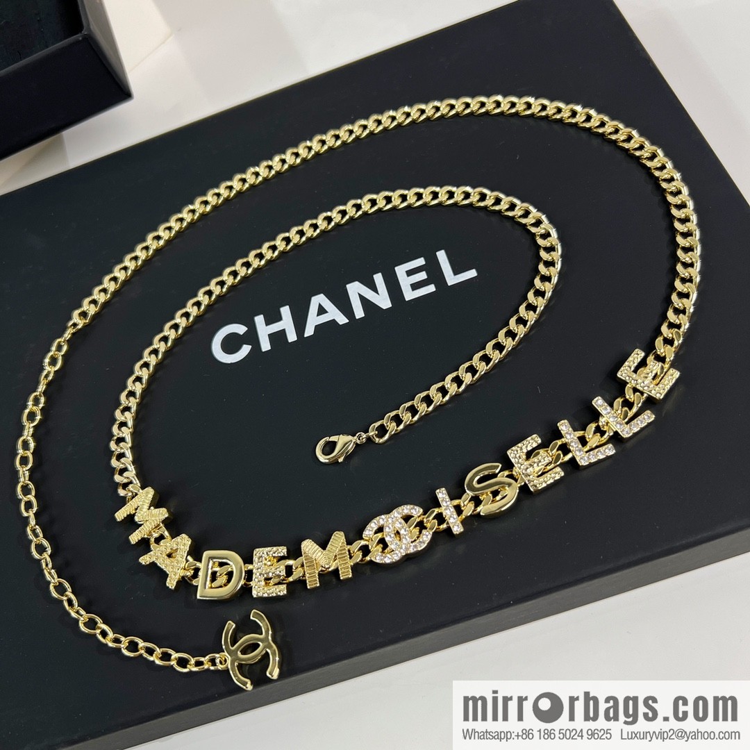 New ☑️ Chanel double c letter waist chain belt