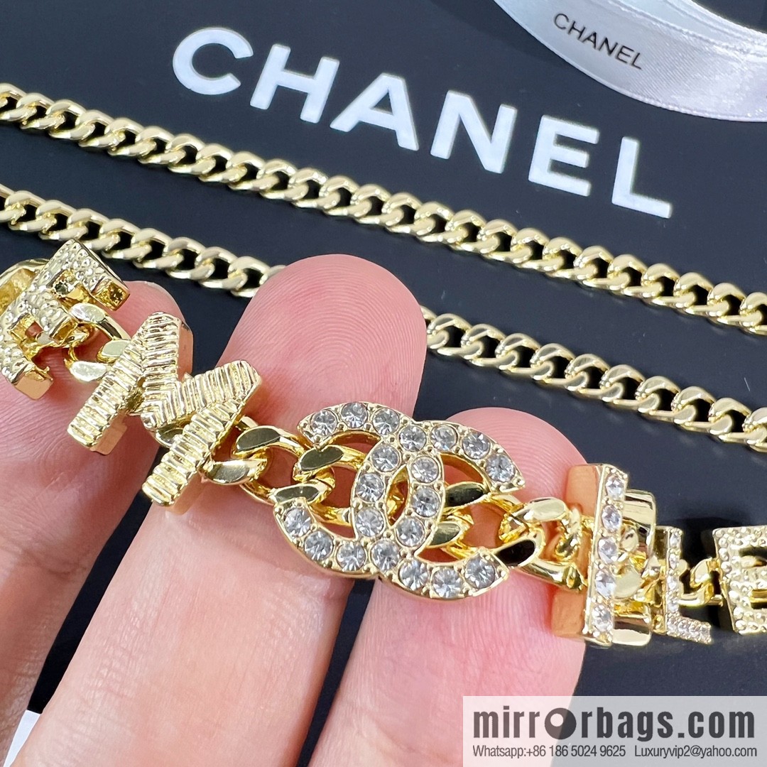 New ☑️ Chanel double c letter waist chain belt