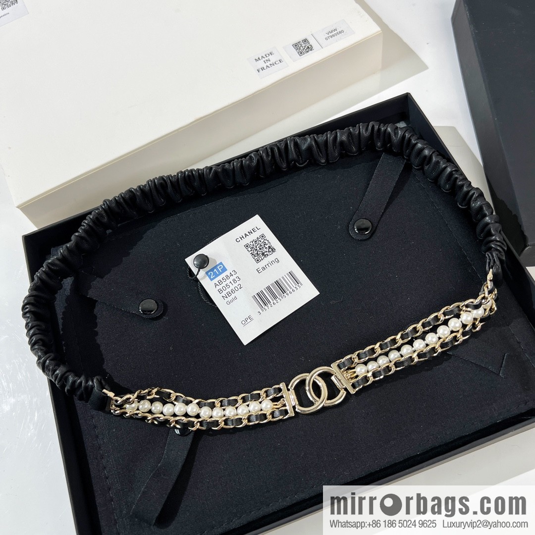 New ☑️ Chanel double c lambskin belt belt chain