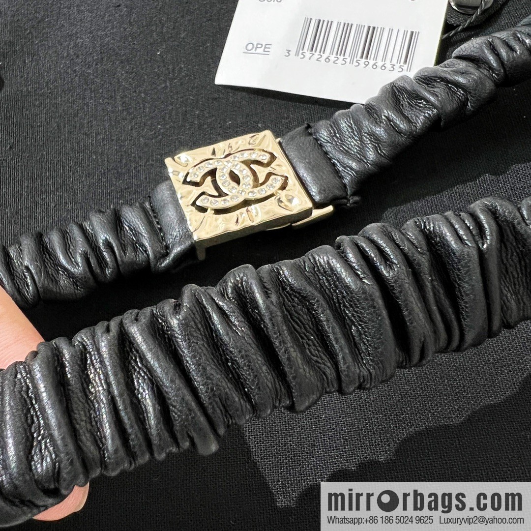 New ☑️ Chanel double c lambskin belt belt chain