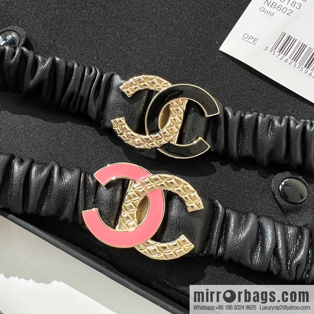 New ☑️ Chanel double c lambskin belt belt chain