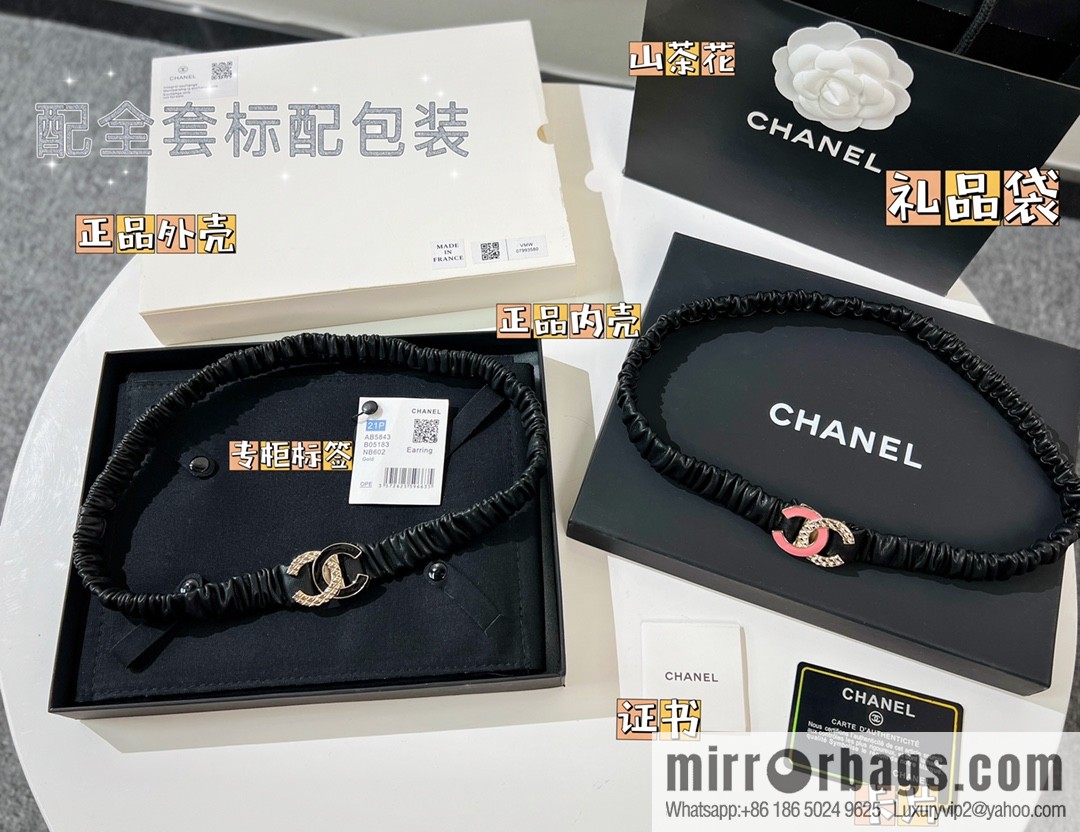 New ☑️ Chanel double c lambskin belt belt chain