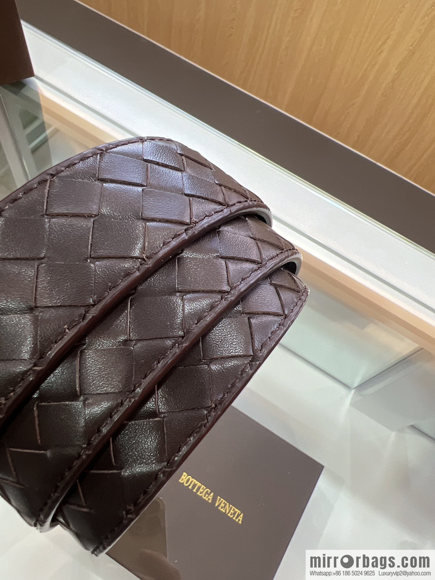 BV Baodiejia, hand-woven craft Seiko metal buckle men's 3.5cm belt