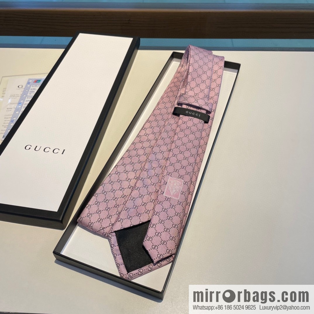 GUCCI Gucci interlocking G-pattern silk tie