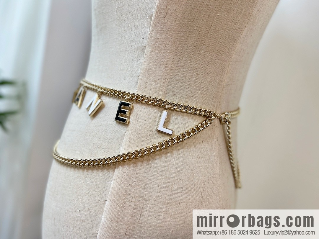 New ☑️ Chanel double c letter fringed belt belt chain