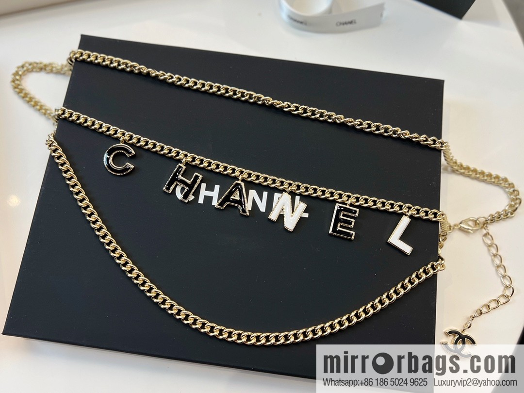 New ☑️ Chanel double c letter fringed belt belt chain